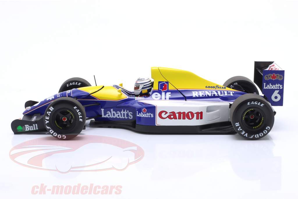 ミニカー WILLIAMS RENAULT FW14 RICCARDO PATRESE Williams FW14/B n°6 (1992) 1:12 - Riccardo Patrese - 2nd