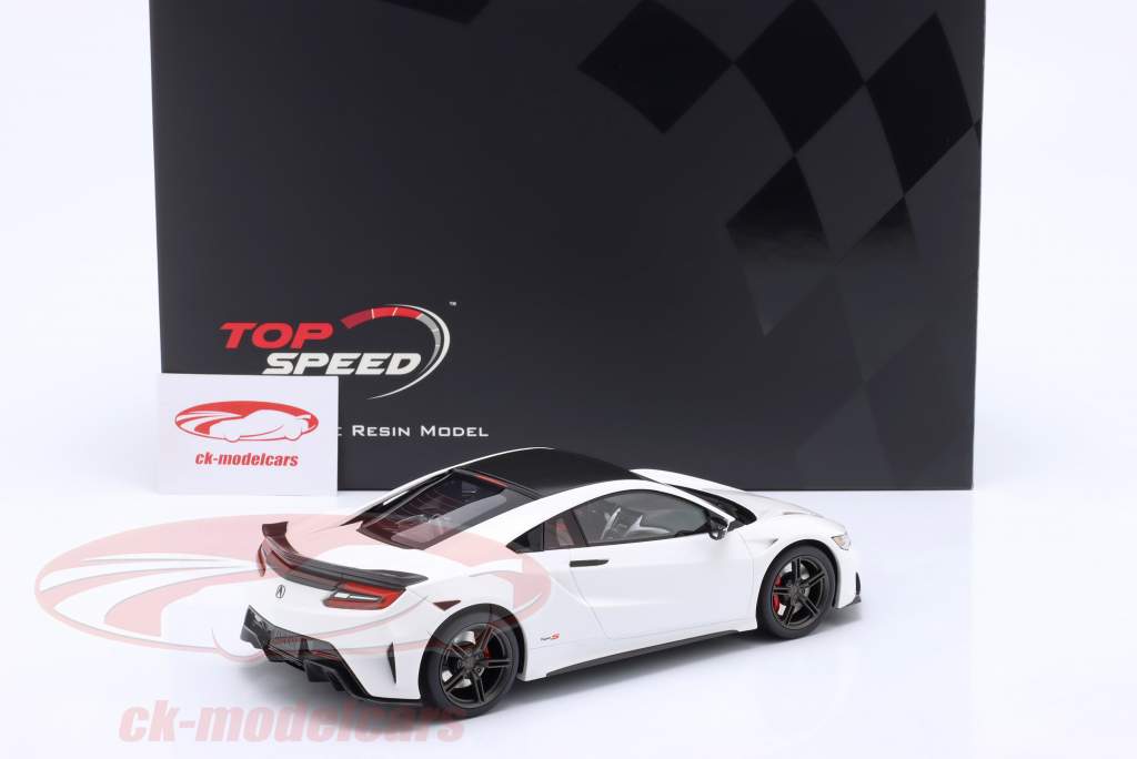 Acura NSX Type S LHD Anno di costruzione 2022 bianco 1:18 TrueScale