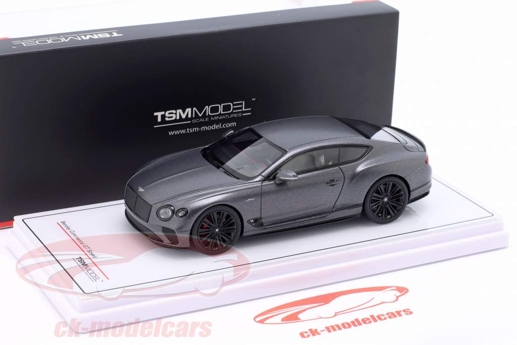 Bentley Continental GT Speed Byggeår 2022 antracit satin 1:43 TrueScale