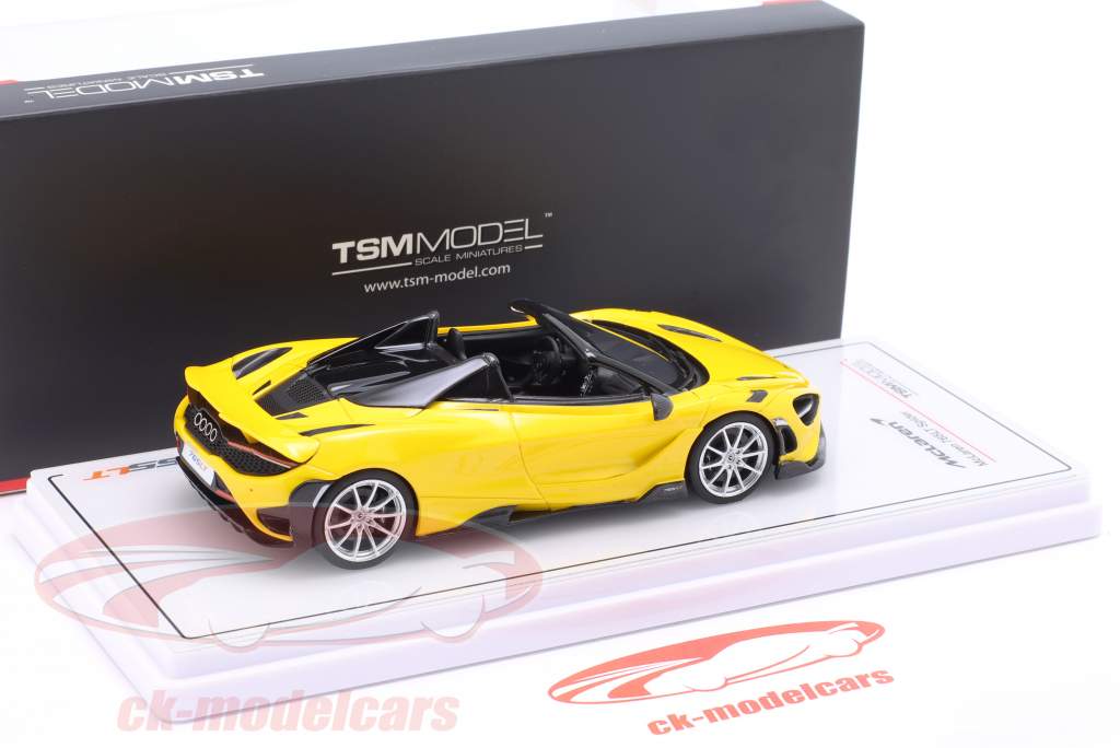 McLaren 765LT Spider Год постройки 2021 вулкан желтый 1:43 TrueScale
