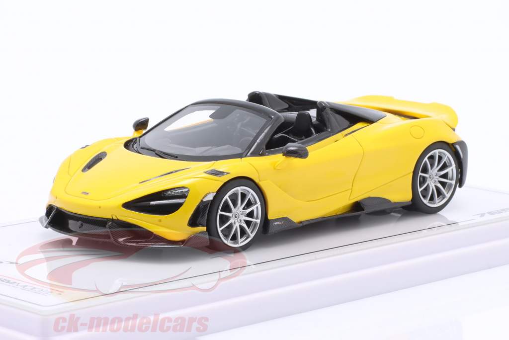 McLaren 765LT Spider Год постройки 2021 вулкан желтый 1:43 TrueScale