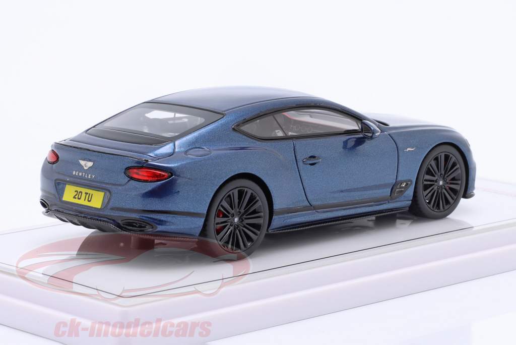Bentley Continental GT Speed Год постройки 2022 marlin синий 1:43 TrueScale