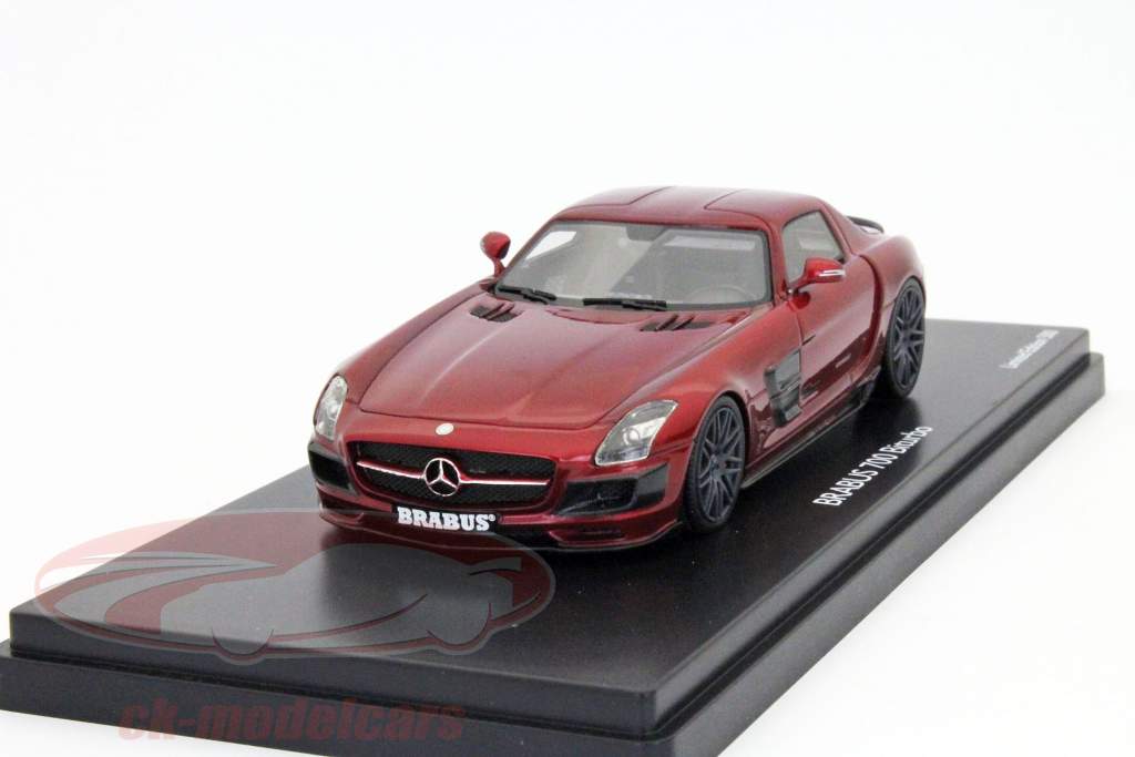 Brabus 700 Biturbo SLS Год 2011 об / красный 1:43 Pro43.R