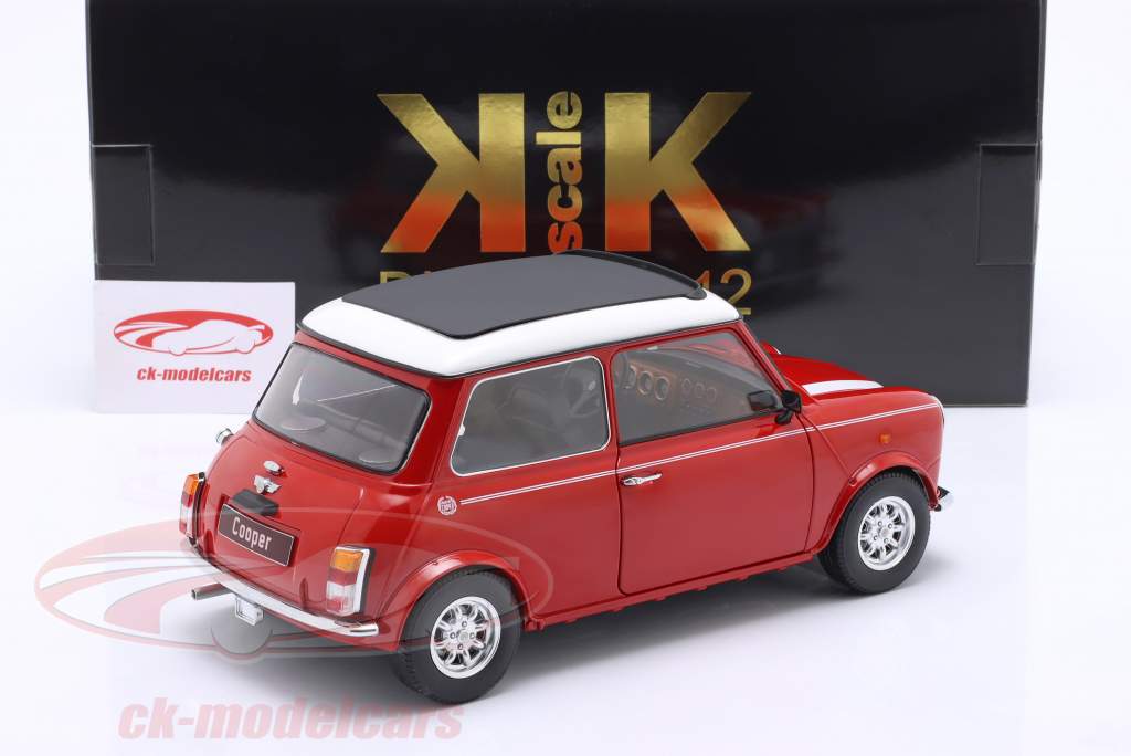 KK-Scale 1:12 Mini Cooper with sunroof red / white LHD
