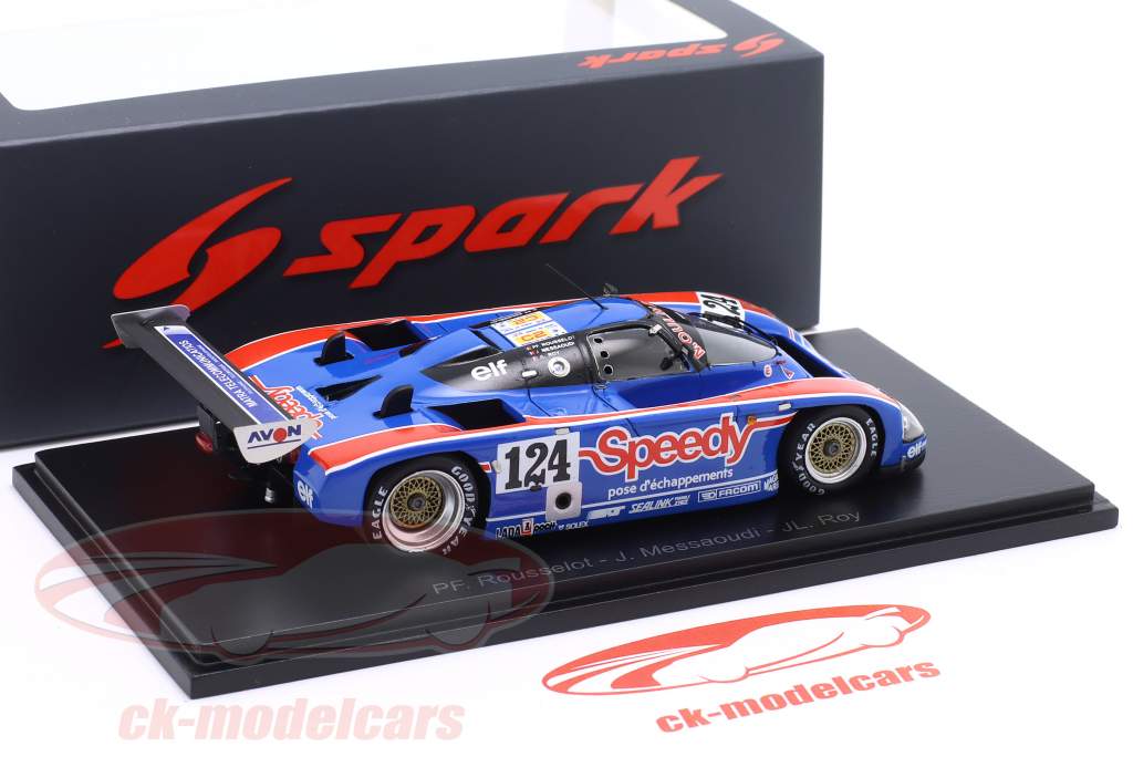 Argo JM19C #124 24h LeMans 1988 Messaouidi, Rousselot, Roy 1:43 Spark