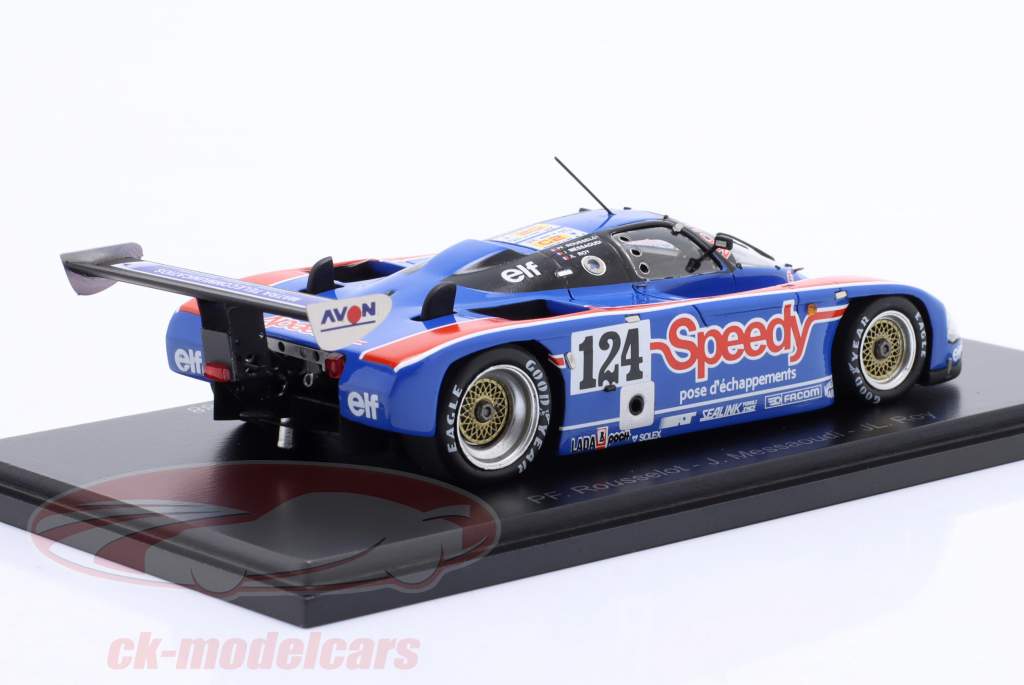 Argo JM19C #124 24h LeMans 1988 Messaouidi, Rousselot, Roy 1:43 Spark