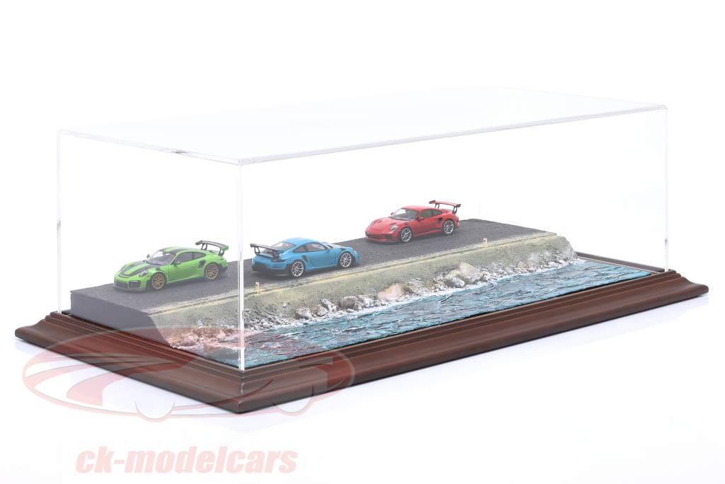 Hoge kwaliteit Acryl Showcase met Diorama grondplaat Murefte - Sea Side 1:43 Atlantic