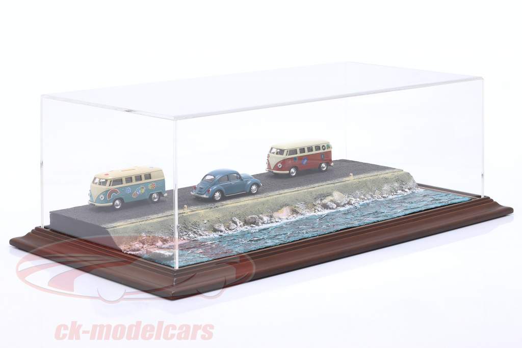 High quality Acrylic Showcase with Diorama base plate Murefte - Sea Side 1:43 Atlantic