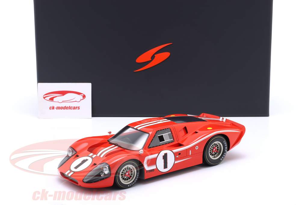 Ford GT40 Mk IV #1 vincitore 24h LeMans 1967 Gurney, Foyt 1:18 Spark