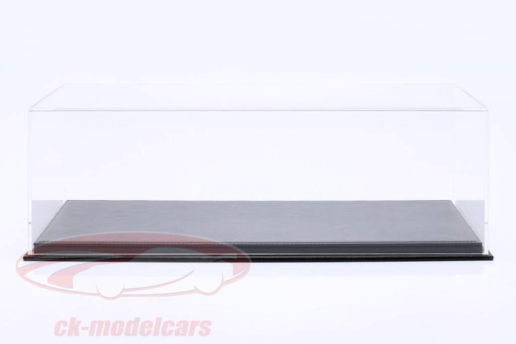 高品質 アクリル ショーケース Mulhouse と 革底板 黒 1:12 Atlantic