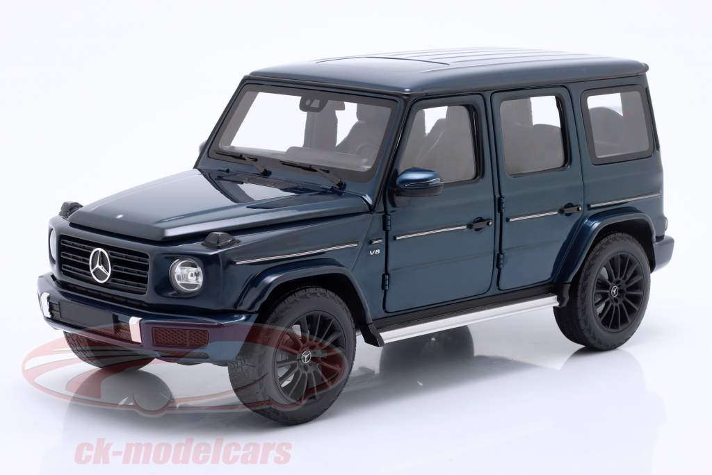 Mercedes-Benz clase g (W463) Año de construcción 2020 azul metálico 1:18 Minichamps