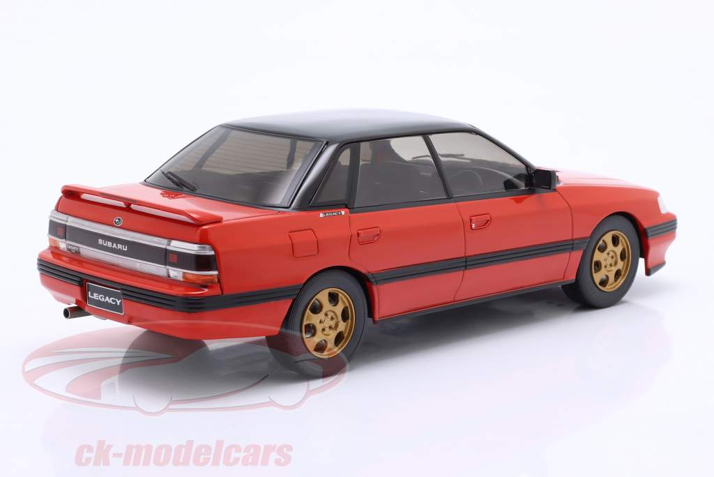 Subaru Legacy RS 建設年 1991 赤 1:18 Ixo