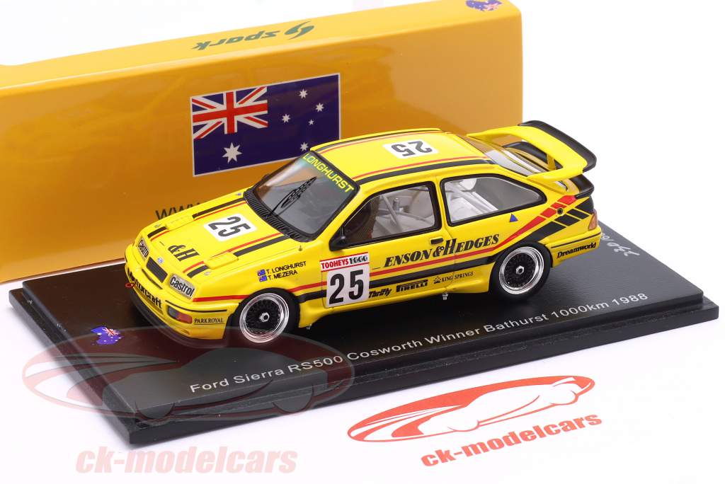 Ford Sierra RS500 Cosworth #25 gagnant Bathurst Tooheys 1000 1988 1:43 Spark