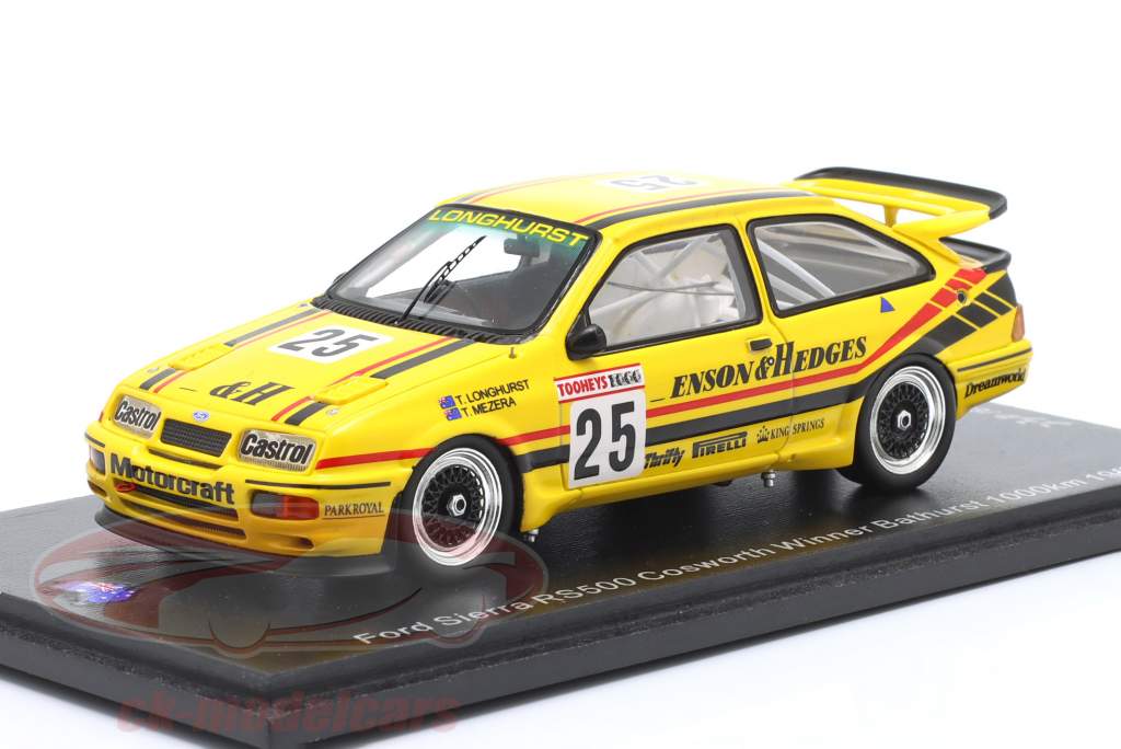 Ford Sierra RS500 Cosworth #25 gagnant Bathurst Tooheys 1000 1988 1:43 Spark
