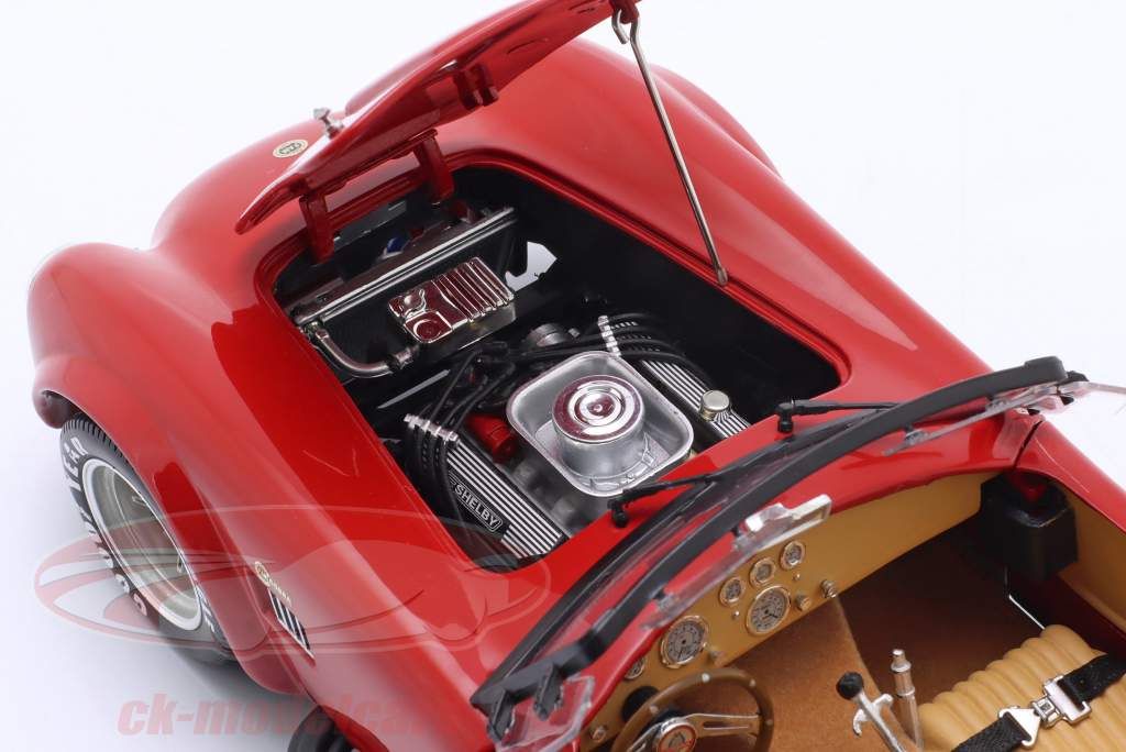 Shelby Cobra 427 S/C Spider Année de construction 1962 rouge 1:18 Kyosho