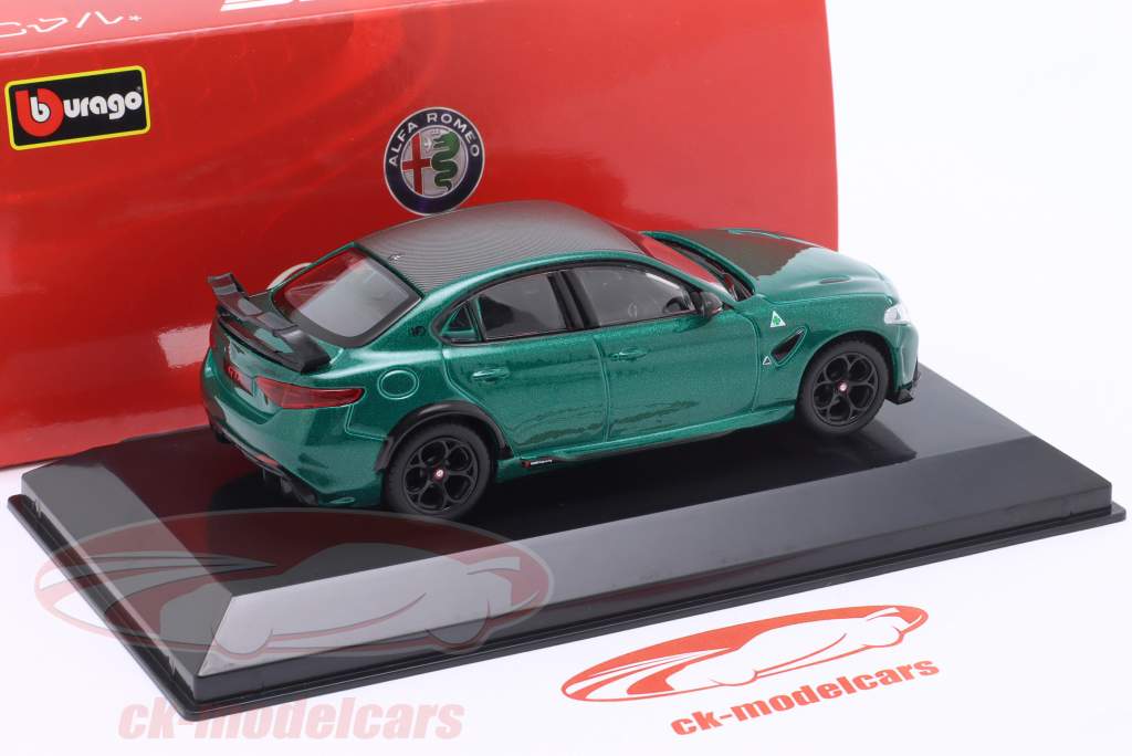 Alfa Romeo Giulia GTAm year 2020 montreal green metallic 1:43 Bburago