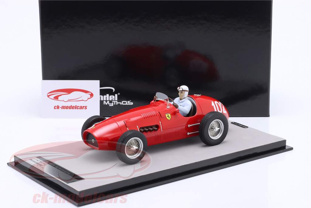 G. Farina Ferrari 500 F2 #102 2 Tyskland GP formel 1 1952 1:18 Tecnomodel