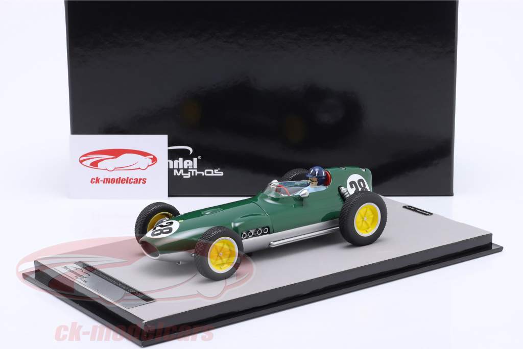 ミニカー　1/18 ロータス 16 イギリスGP 1959 Graham Hill #28 ドライバーフィギュア付 [TMD18-123C] 中古】ミニカー 1/18 ロータス 16 イギリスGP 1959 Graham Hill