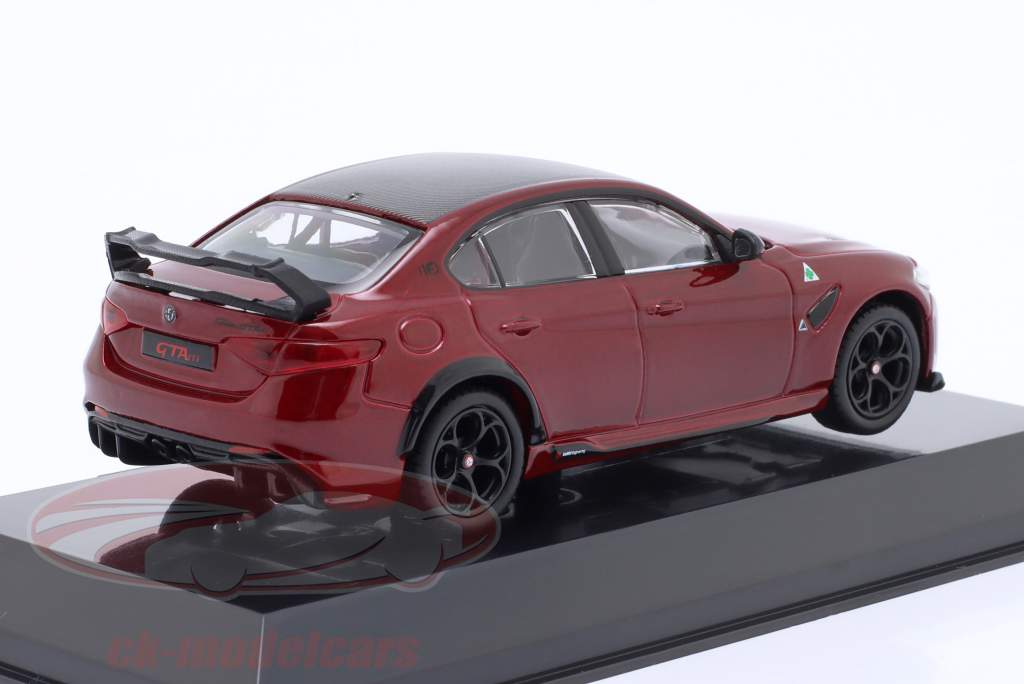 Alfa Romeo Giulia GTAm 建設年 2020 ジータ 赤 メタリック 1:43 Bburago