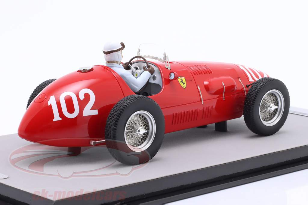 G. Farina Ferrari 500 F2 #102 2 Tyskland GP formel 1 1952 1:18 Tecnomodel