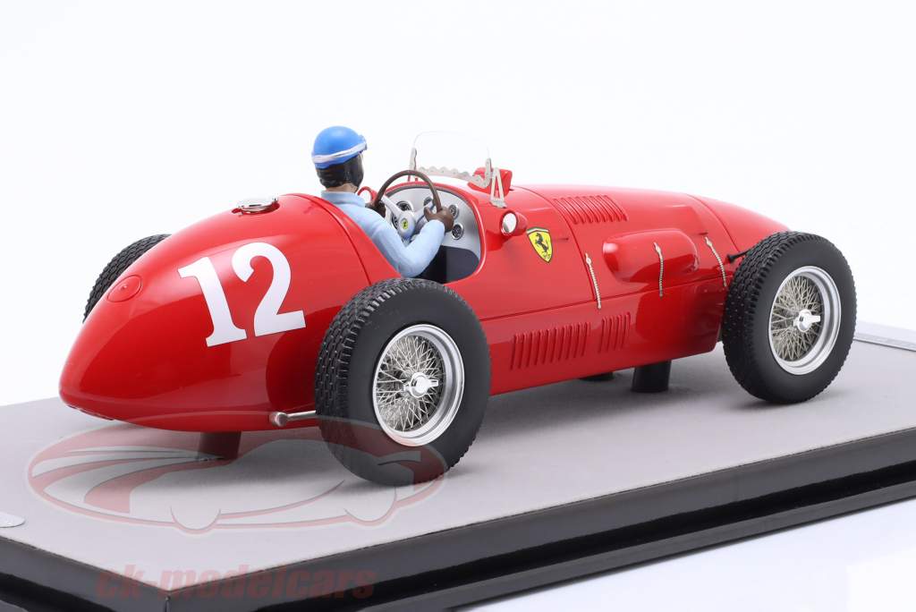 A. Ascari Ferrari 500 F2 #12 Wereldkampioen Italië GP formule 1 1952 1:18 Tecnomodel