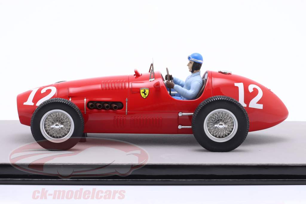A. Ascari Ferrari 500 F2 #12 Wereldkampioen Italië GP formule 1 1952 1:18 Tecnomodel
