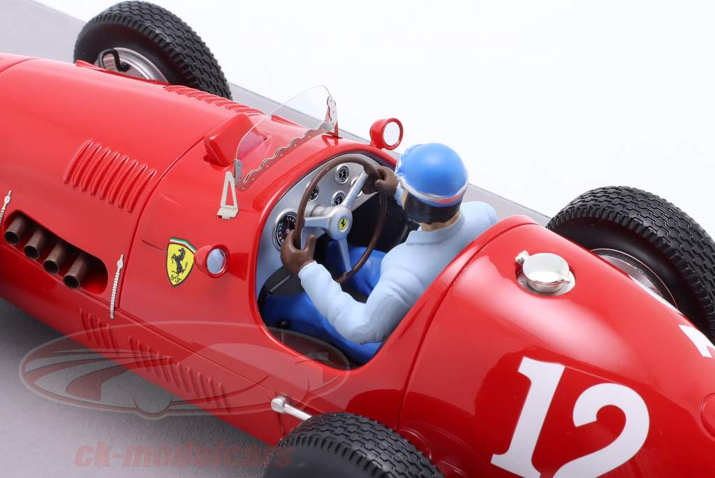 A. Ascari Ferrari 500 F2 #12 Wereldkampioen Italië GP formule 1 1952 1:18 Tecnomodel