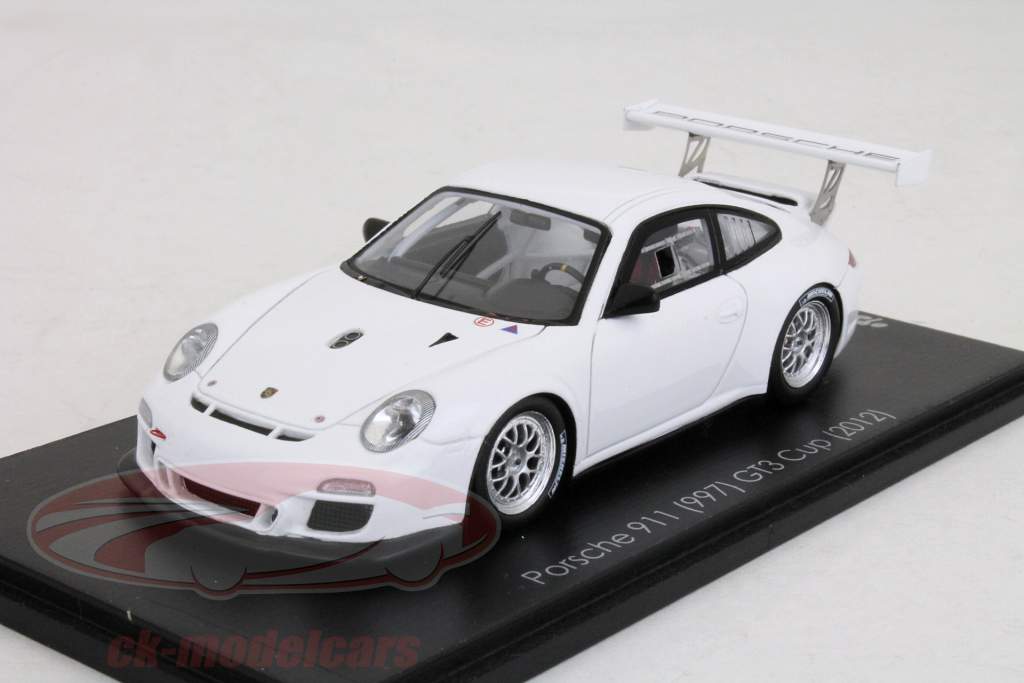 Porsche 911 (997) GT3 Cup 2012 bianco 1:43 Spark