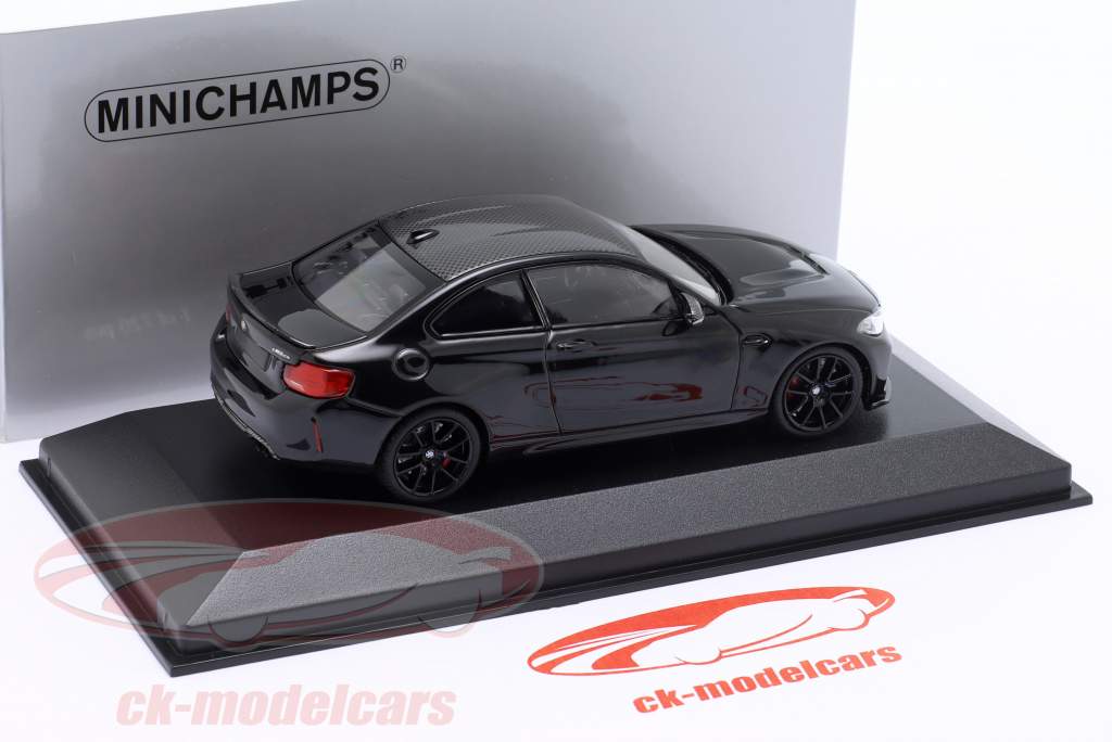BMW M2 CS (F87) Byggeår 2020 safir sort metallisk 1:43 Minichamps