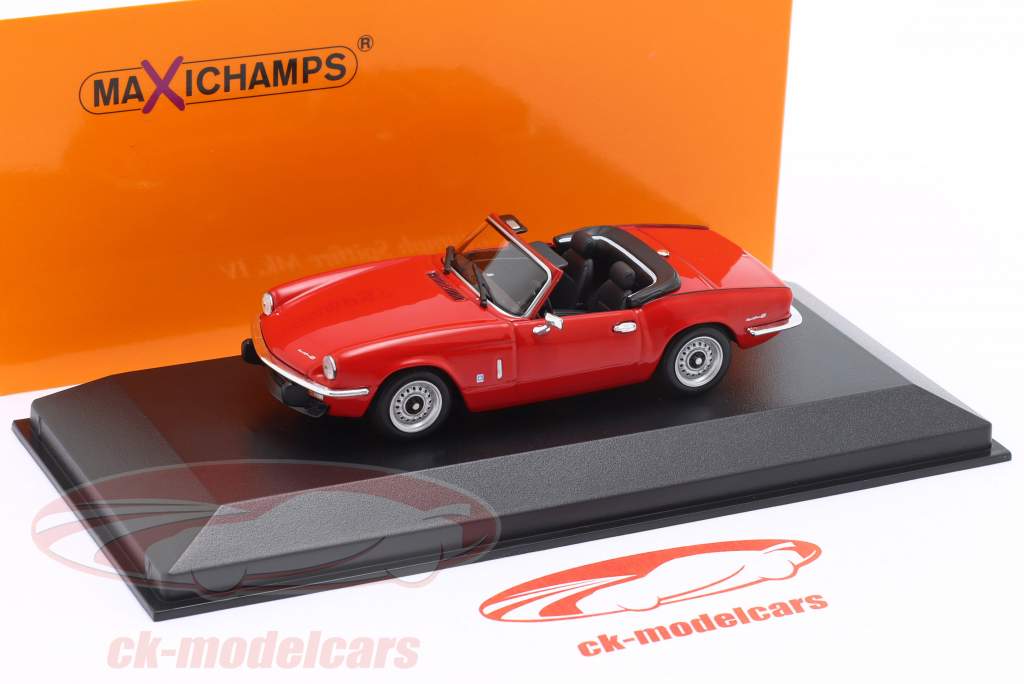 Triumph Spitfire MK4 кабриолет Год постройки 1972 красный 1:43 Minichamps