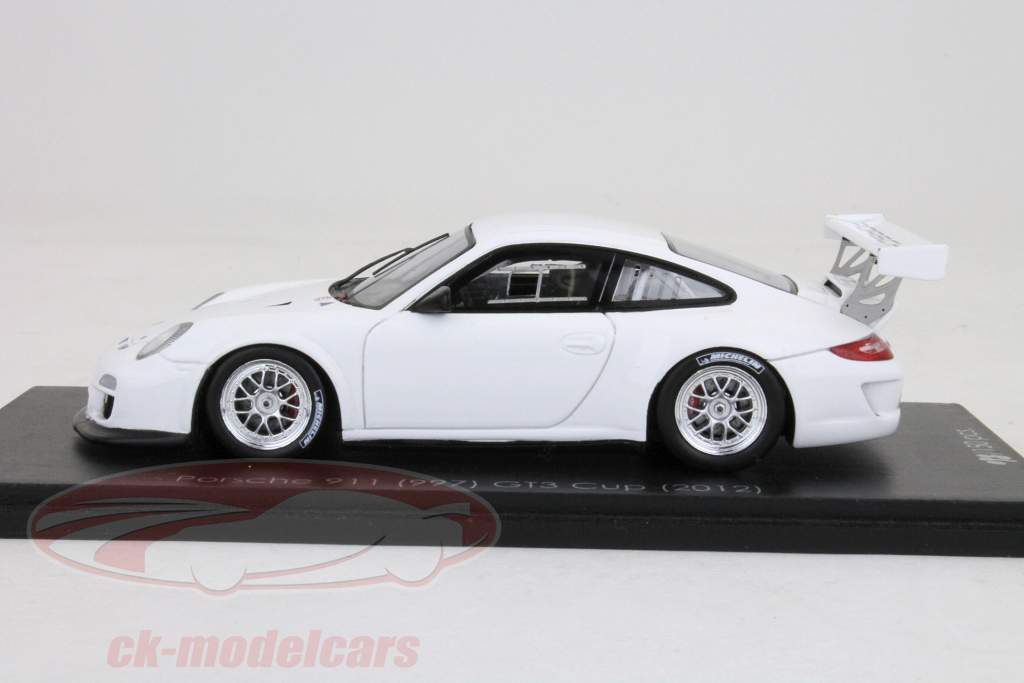 ポルシェ911（997）GT3カッププレーンボディバージョン2012ホワイト/ホワイト1時43スパーク