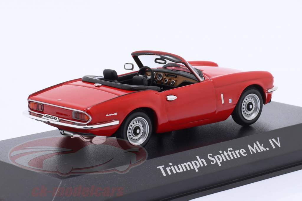 Triumph Spitfire MK4 cabriolet Byggeår 1972 rød 1:43 Minichamps