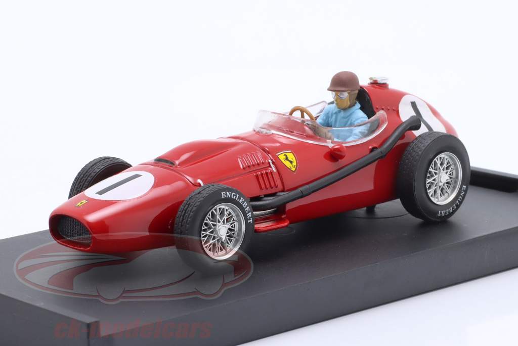 P. Collins Ferrari 246 #1 Sieger British GP Formel 1 1958 mit Fahrerfigur 1:43 Brumm