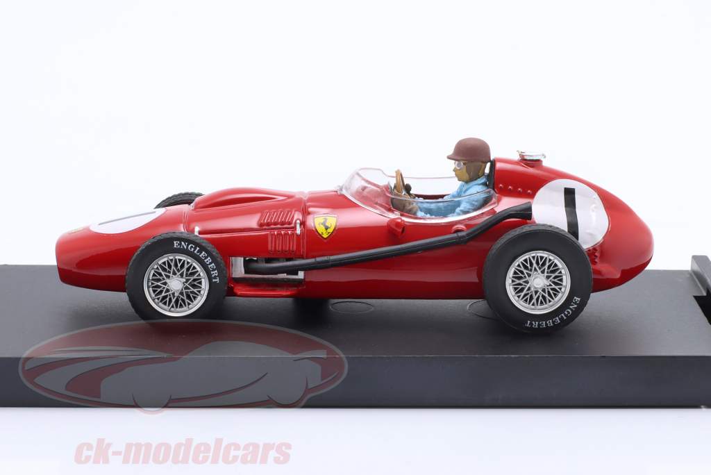 P. Collins Ferrari 246 #1 gagnant Britanique GP formule 1 1958 avec figurine de conducteur 1:43 Brumm