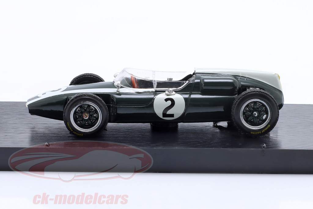 Miniature Tecnomodel 1/18 – Cooper F1 T53 #2 – British GP 1960 – B.Mclaren Green
