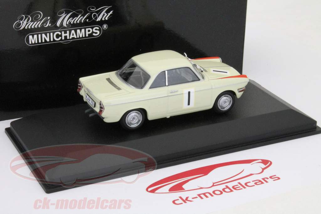宝马700＃1大英帝国奖章银石赛道1961年H.林格1:43 MINICHAMPS