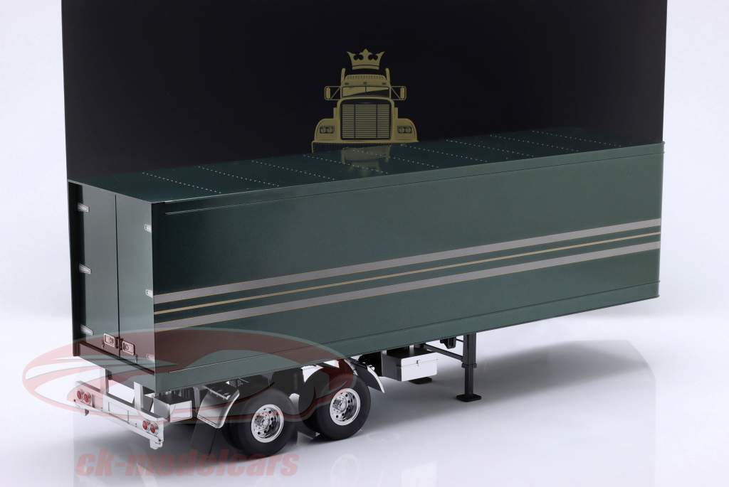 semi-trailer dark green / silver 1:18 Road Kings