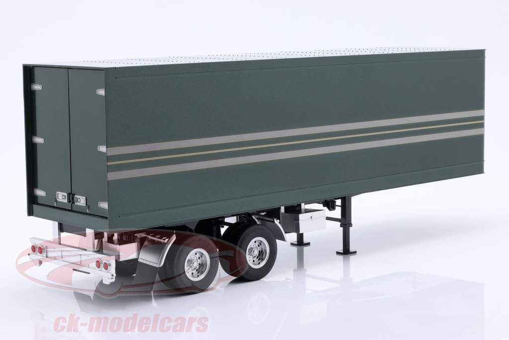 semi-trailer dark green / silver 1:18 Road Kings