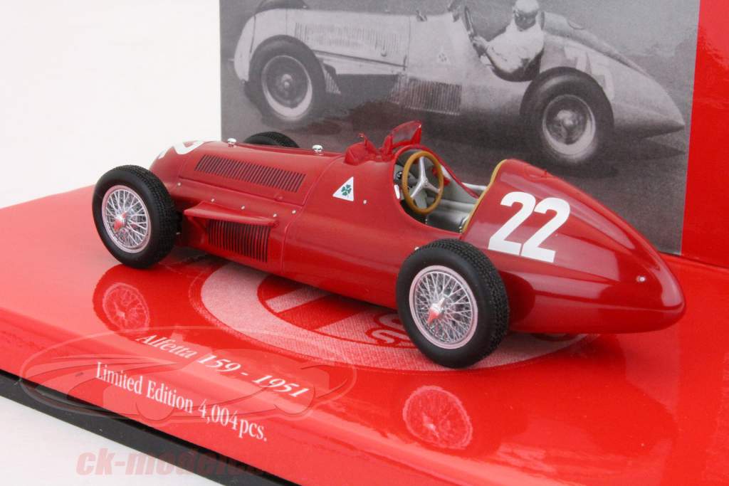 Alfa Romeo Alfetta #22 Spanien GP 1951 J.M. Fangio 1:43 Minichamps
