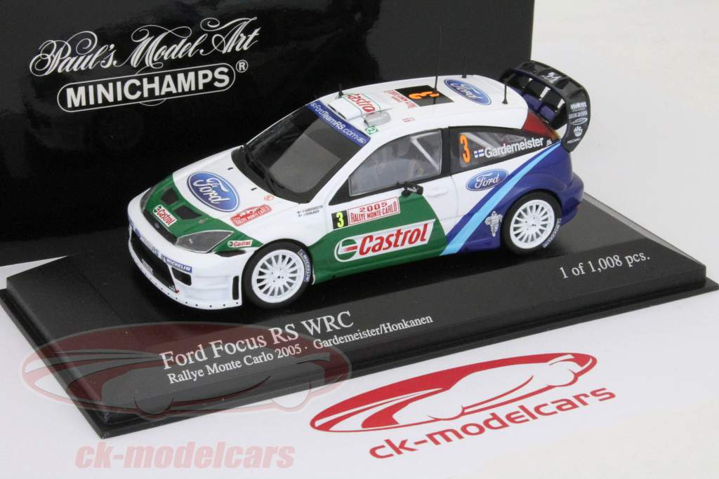 Minichamps 1:43 フォードフォーカスRS WRC＃3ラリー