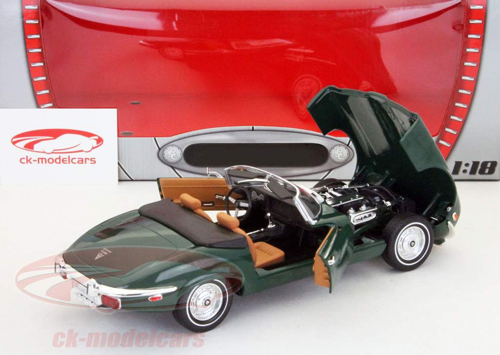 捷豹E型1971绿/绿1:18 Yatming