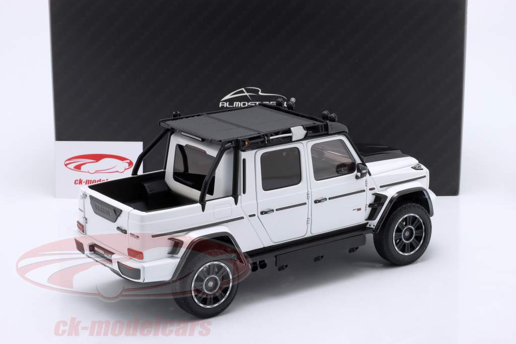 Brabus G 800 Adventure XLP Byggeår 2020 polar hvid 1:18 Almost Real