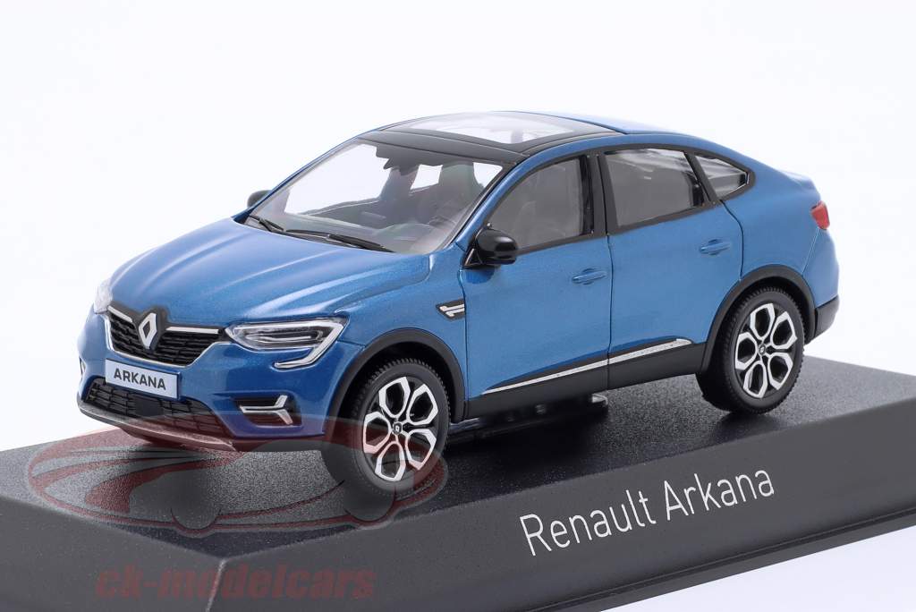 Renault Arkana Techno Byggeår 2022 Zanzibar blå 1:43 Norev