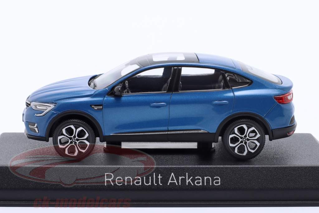 Renault Arkana Techno Byggeår 2022 Zanzibar blå 1:43 Norev