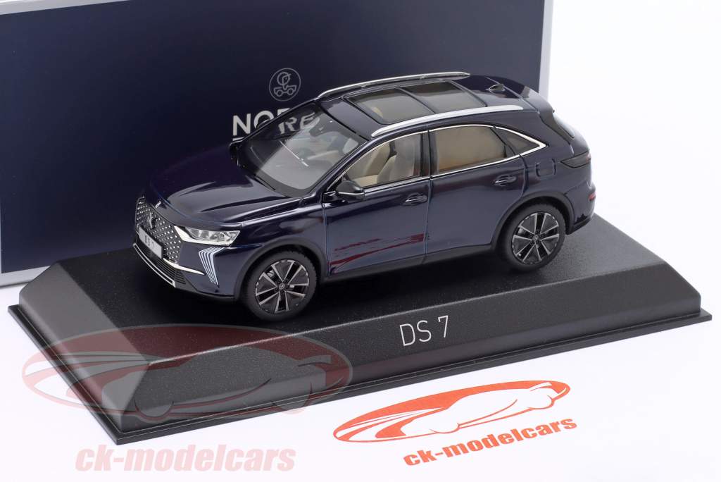 DS 7 Год постройки 2022 сапфирово-синий 1:43 Norev