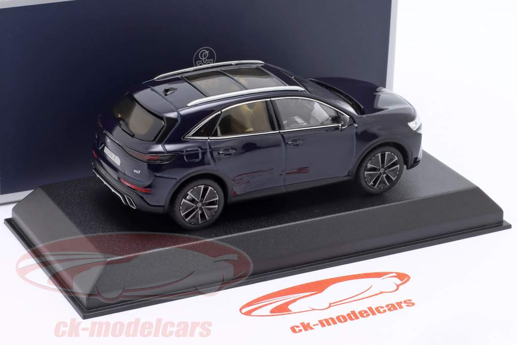 DS 7 Год постройки 2022 сапфирово-синий 1:43 Norev