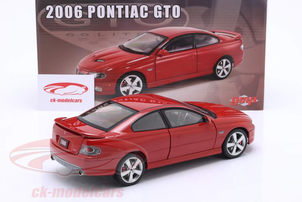 Pontiac GTO year 2006 red 1:18 GMP