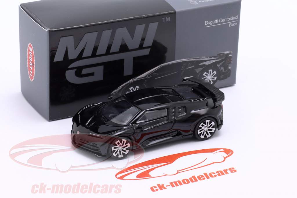 Bugatti Centodieci LHD schwarz 1:64 TrueScale