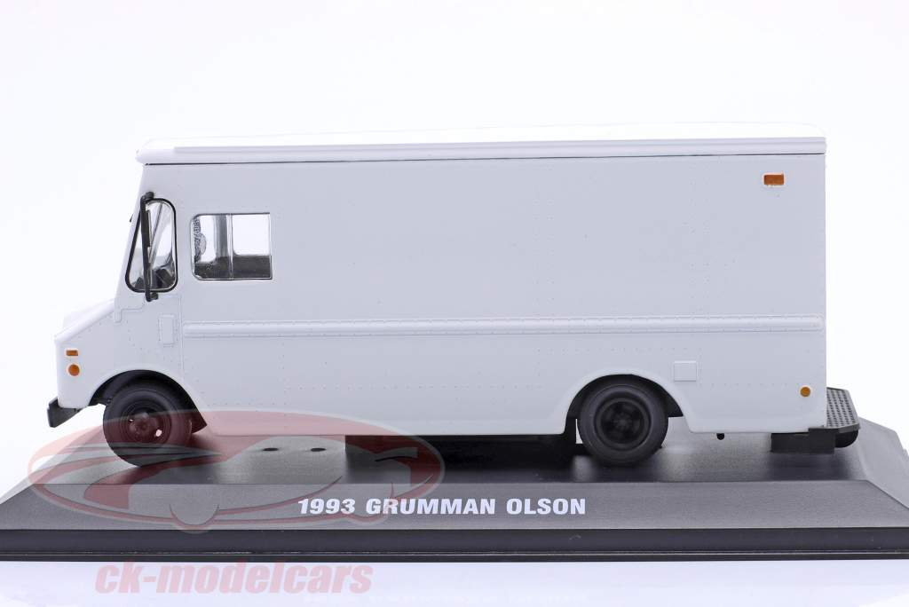 Grumman Olson バン 建設年 1993 白 1:43 Greenlight
