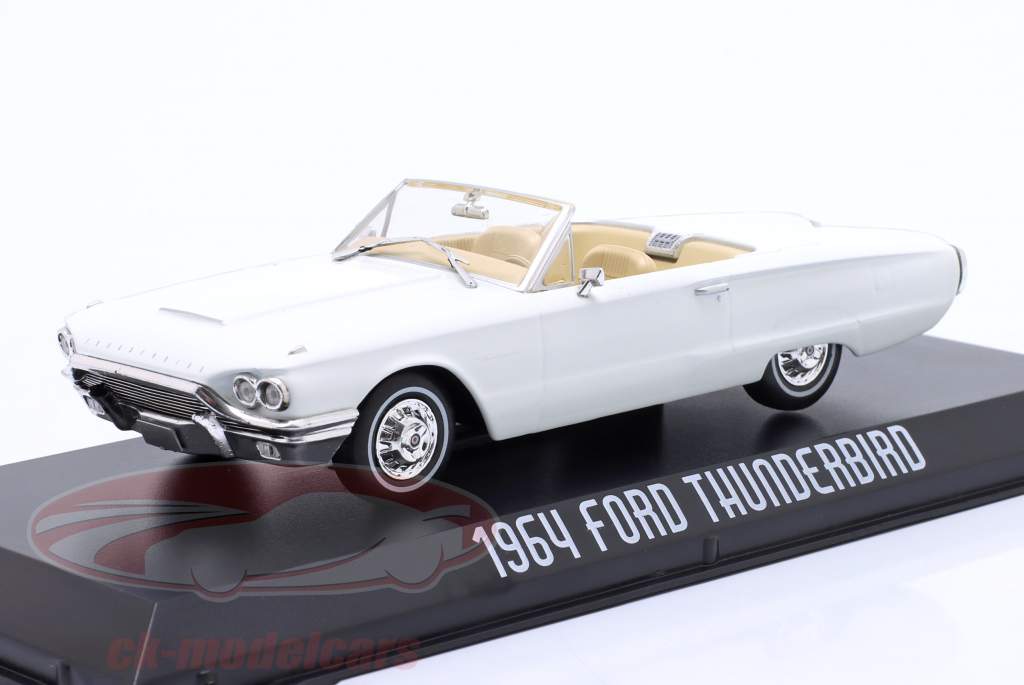 Ford Thunderbird コンバーチブル 開ける 建設年 1964 白 1:43 Greenlight